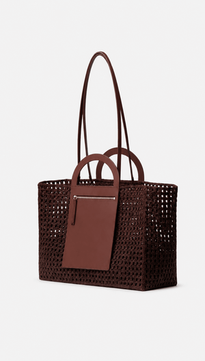 Medium Anakao Bag in Coffee from KALOES at Edito Boutique
