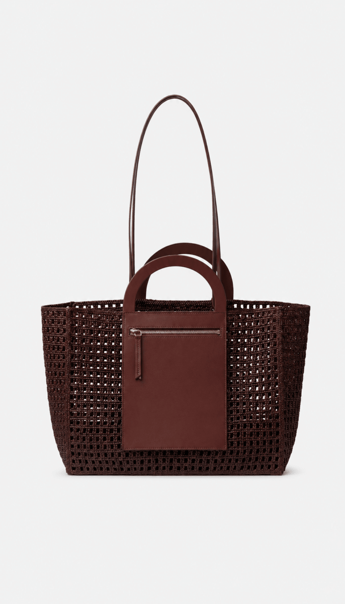 Medium Anakao Bag in Coffee from KALOES at Edito Boutique