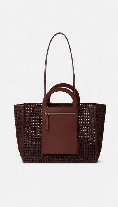 Medium Anakao Bag in Coffee from KALOES at Edito Boutique