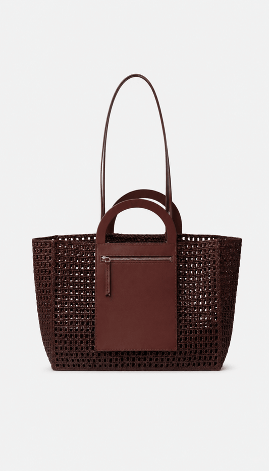 Medium Anakao Bag in Coffee from KALOES at Edito Boutique