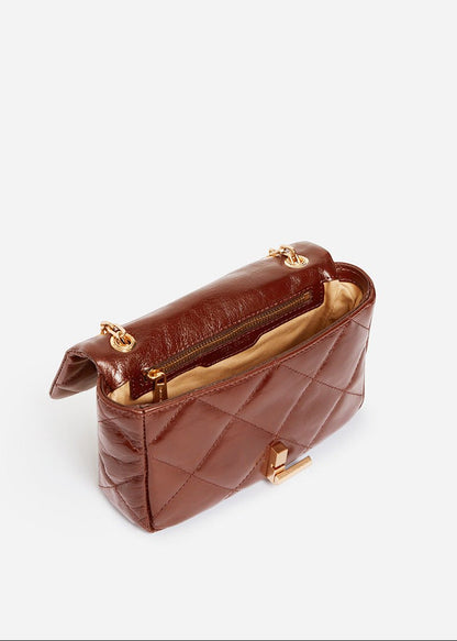 Medium Moon Bag in Havana from VANESSA BRUNO at Edito Boutique