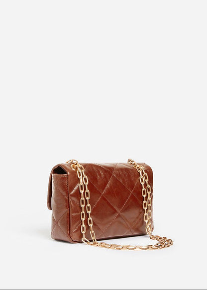 Medium Moon Bag in Havana from VANESSA BRUNO at Edito Boutique