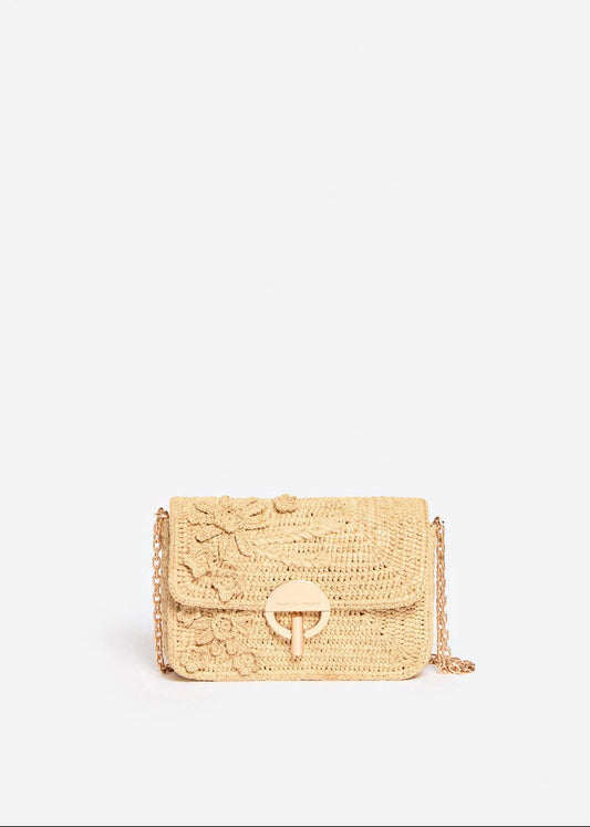 Medium Moon Bag in Raffia from VANESSA BRUNO at Edito boutique