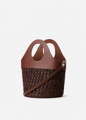 Medium Pauline Bucket in Coffee from KALOES at Edito Boutique