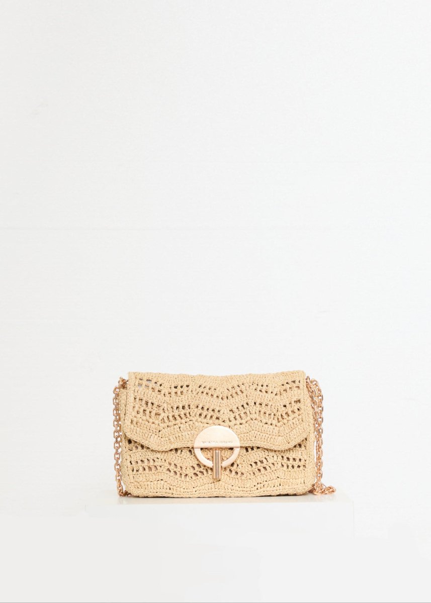 Medium Raffia Moon Bag from VANESSA BRUNO at Edito boutique