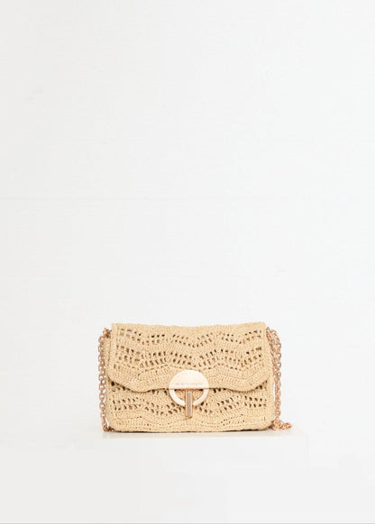 Medium Raffia Moon Bag from VANESSA BRUNO at Edito boutique