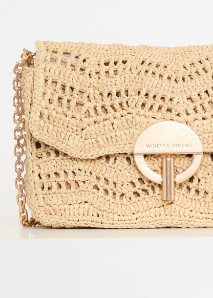 Medium Raffia Moon Bag from VANESSA BRUNO at Edito boutique