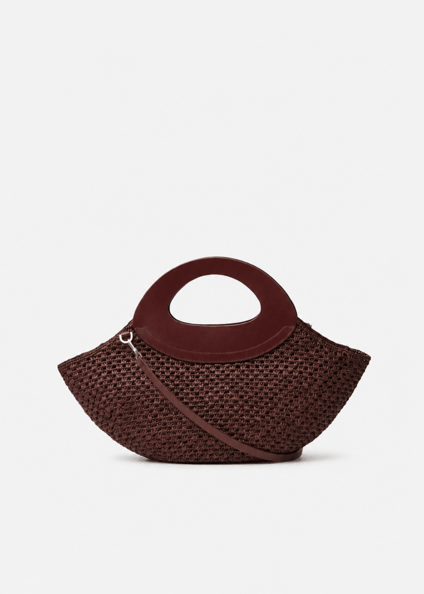 Medium Tsilky Bag in Coffee from KALOES at Edito Boutique