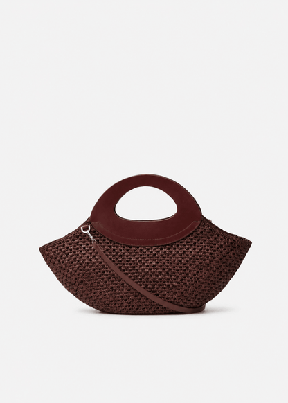Medium Tsilky Bag in Coffee from KALOES at Edito Boutique