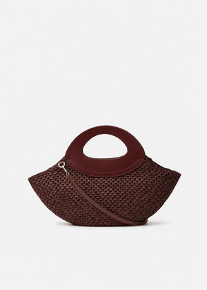 Medium Tsilky Bag in Coffee from KALOES at Edito Boutique
