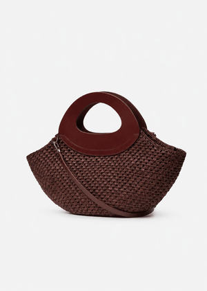 Medium Tsilky Bag in Coffee from KALOES at Edito Boutique