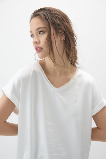 Melissa Nepton Romane Tee in White