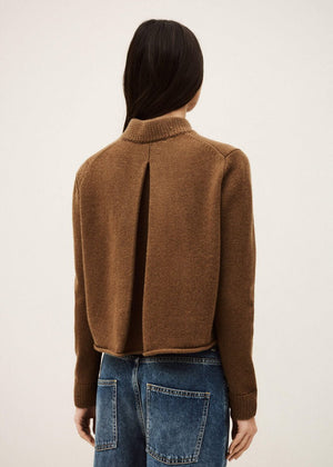 Melodia Vest in Camel from BA&SH at Edito boutique