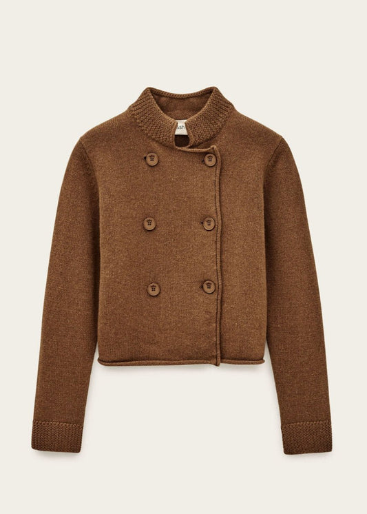 Melodia Vest in Camel from BA&SH at Edito boutique