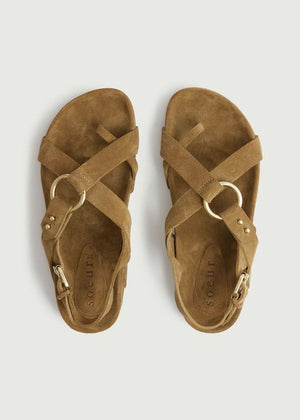 Mexico Shoes in Bronze/Green from SOEUR at Edito boutique