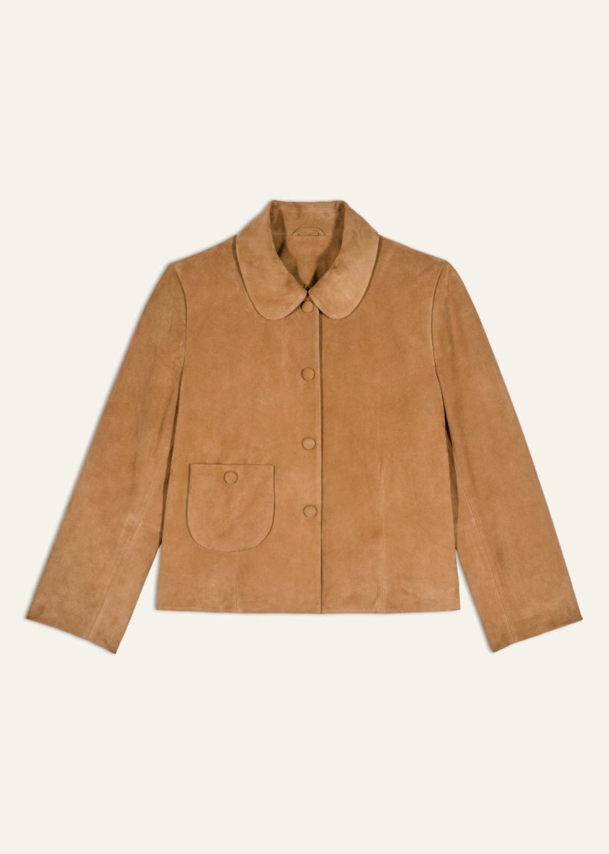 Milas Jacket in Brown from BA&SH at Edito boutique