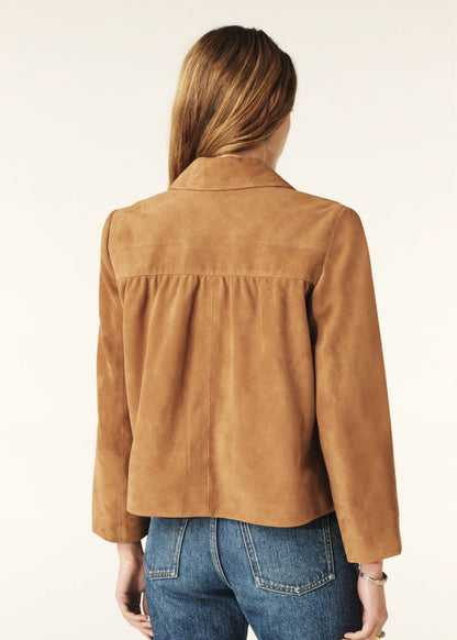 Milas Jacket in Brown from BA&SH at Edito boutique