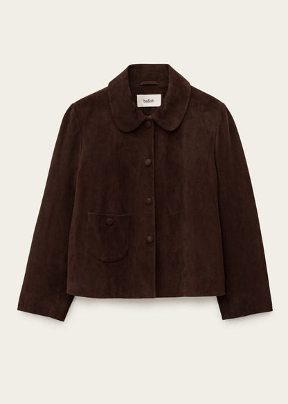 Milas Vest in Chocolate from BA&SH at Edito boutique