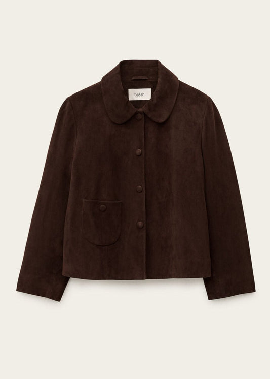 Milas Vest in Chocolate from BA&SH at Edito boutique