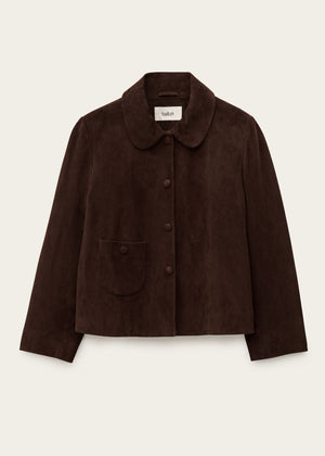Milas Vest in Chocolate from BA&SH at Edito boutique