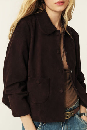 Milas Vest in Chocolate from BA&SH at Edito boutique