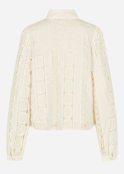 Milina Blouse in Coconut Milk from SECOND FEMALE at Edito boutique