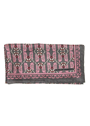 Mini Albertine Silk Scarf in Brown from LES BELLES VAGABONDES at Edito Boutique