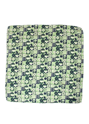 Mini Astrid Silk Scarf in Khaki from LES BELLES VAGABONDES at Edito boutique