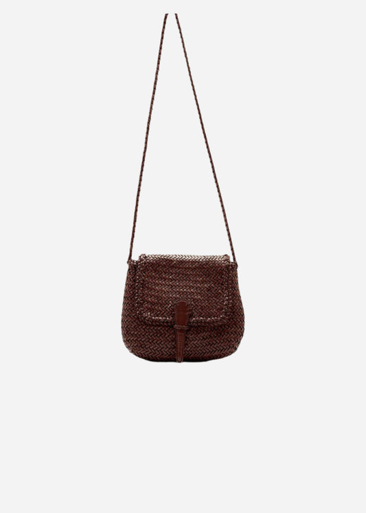 Mini City Bag in Dark Brown from Dragon Diffusion