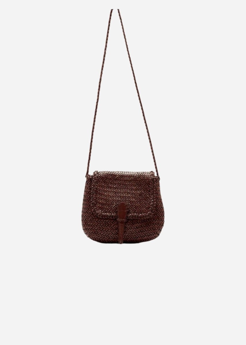 Mini City Bag in Dark Brown from DRAGON DIFFUSION at Edito boutique