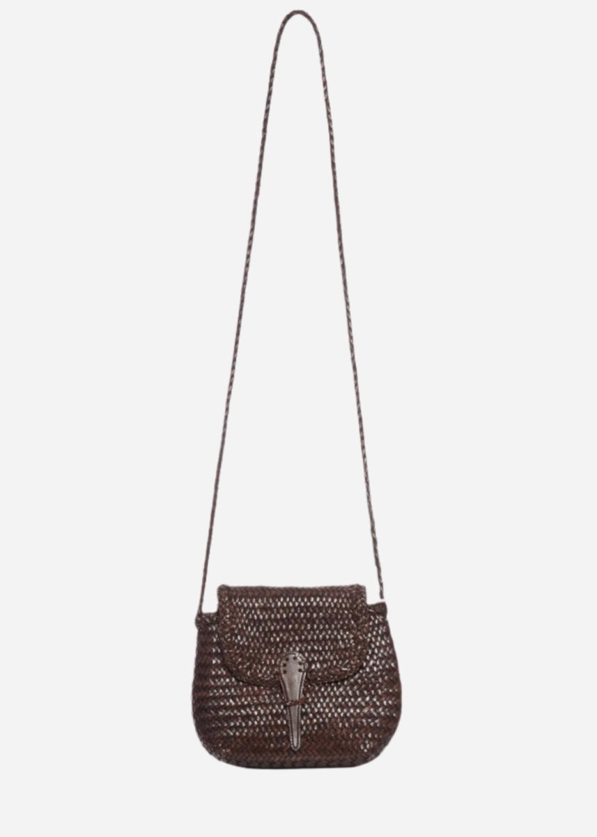 Mini City Bag in Dark Brown from DRAGON DIFFUSION at Edito boutique