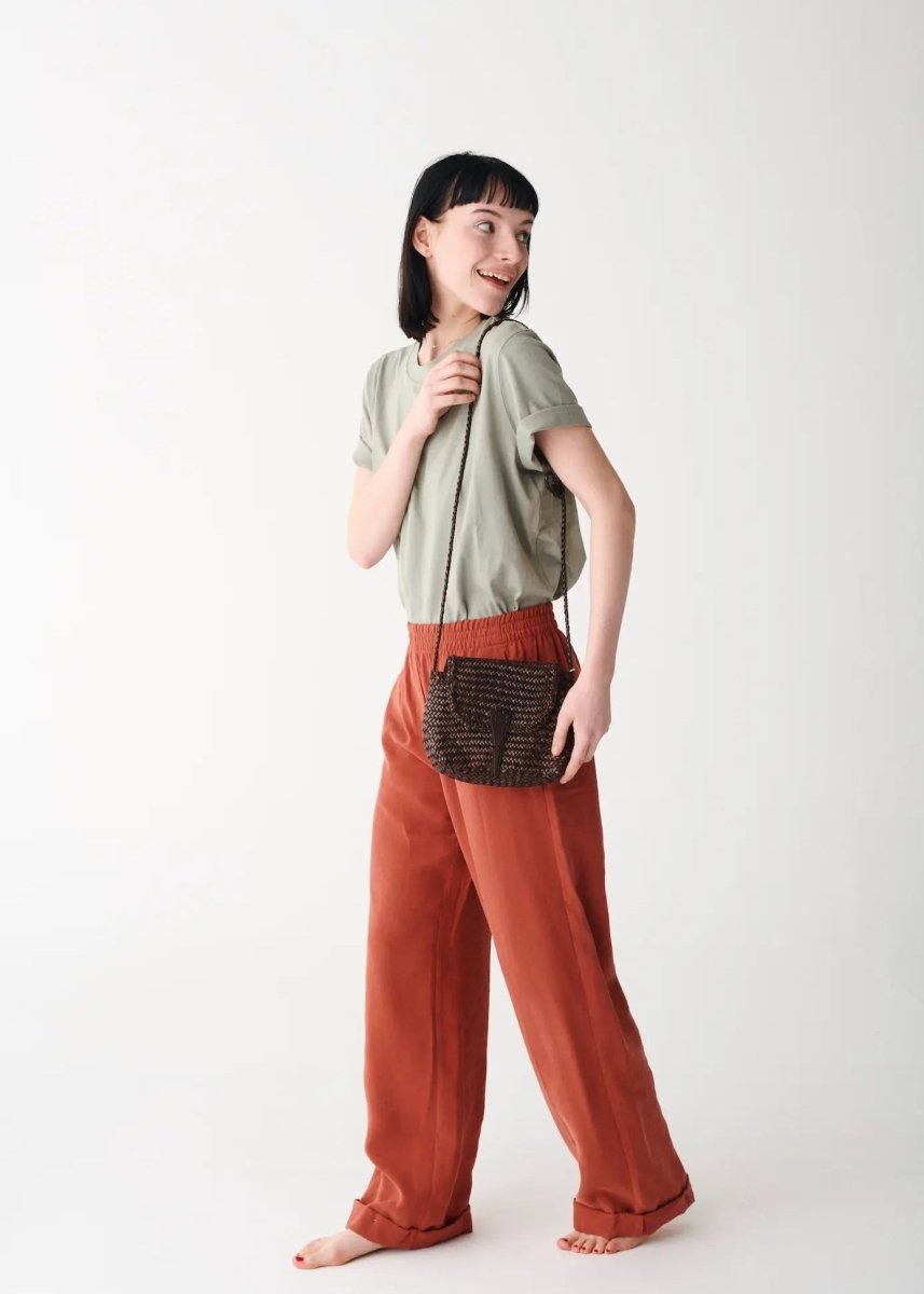 Mini City Bag in Dark Brown from DRAGON DIFFUSION at Edito boutique