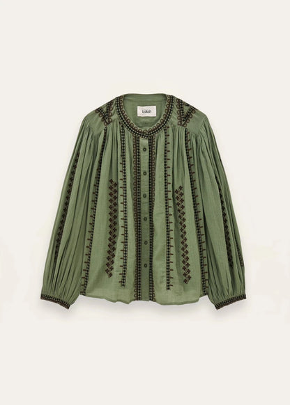 Mona Blouse in Green from BA&SH at Edito Boutique