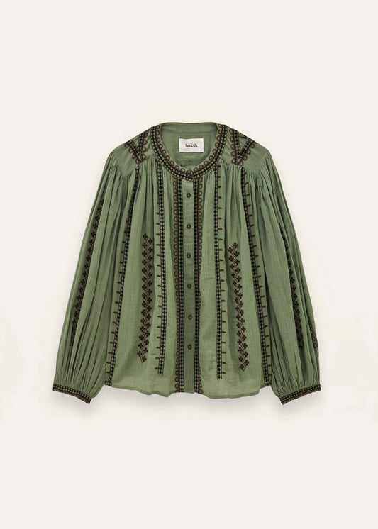Mona Blouse in Green from BA&SH at Edito Boutique