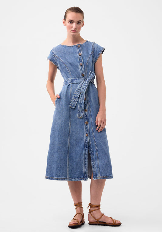 Morrison Hunter Denim Dress in Blue