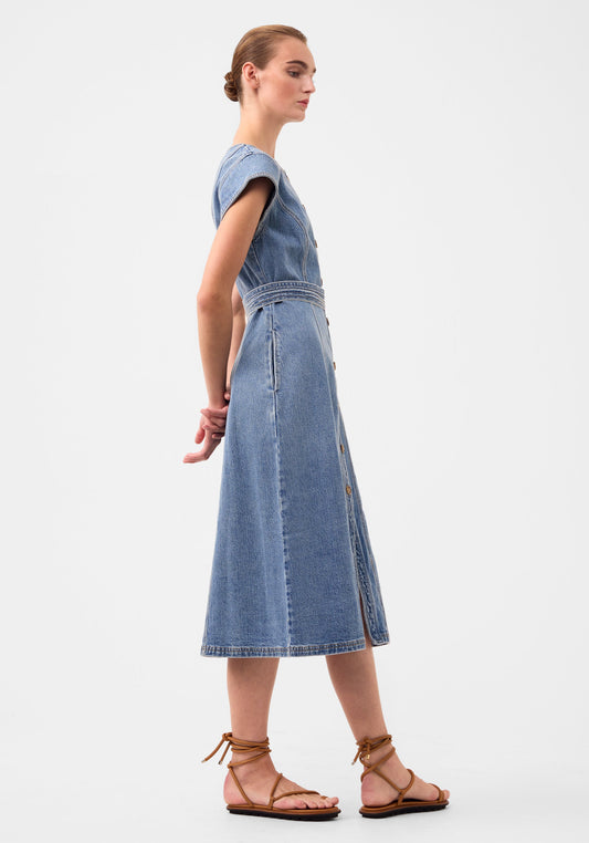 Morrison Hunter Denim Dress in Blue