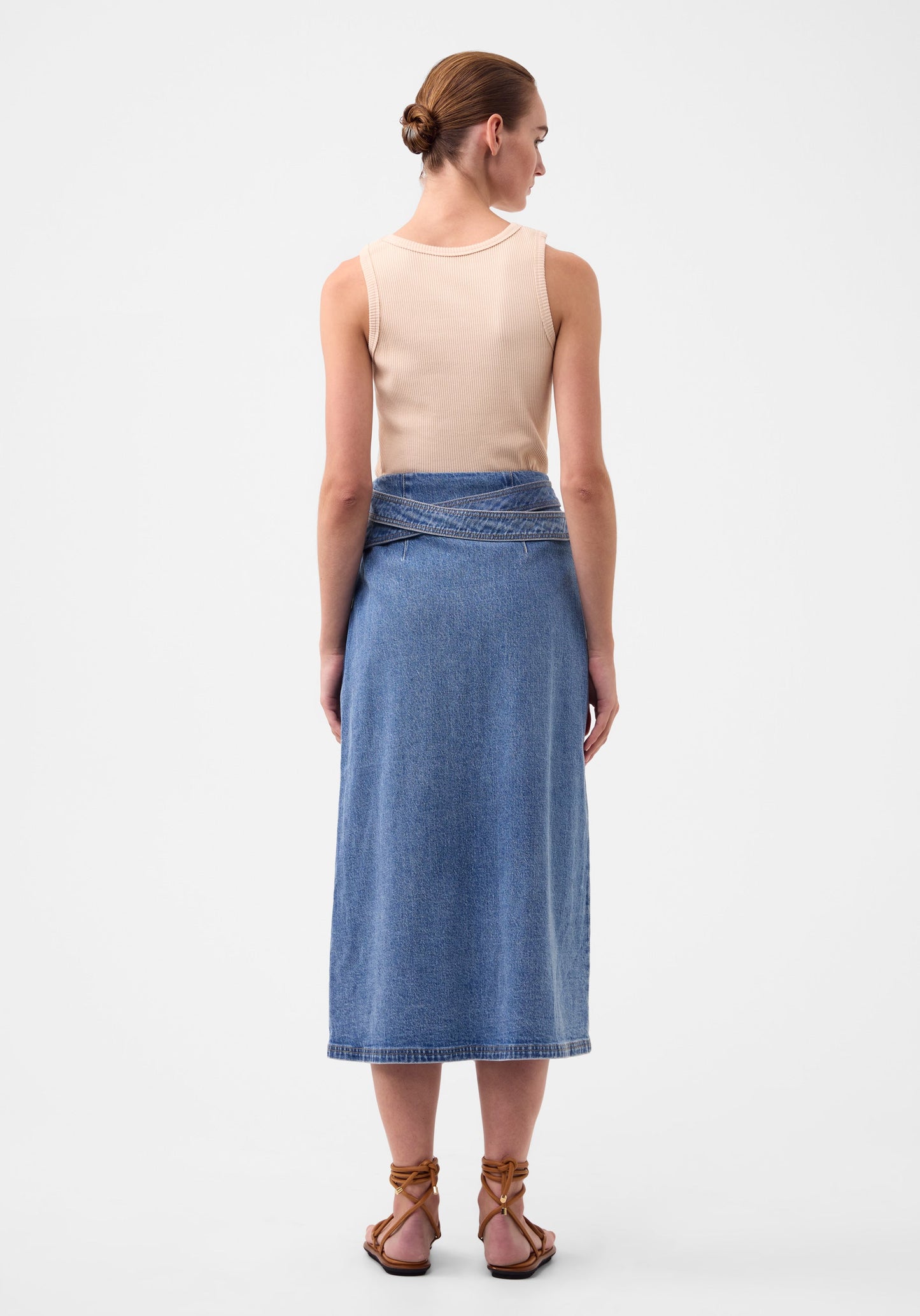 Morrison Hunter Denim Skirt in Blue