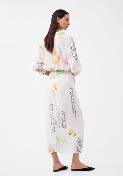 Morrison Maison L/S Shirt in Botanical Print