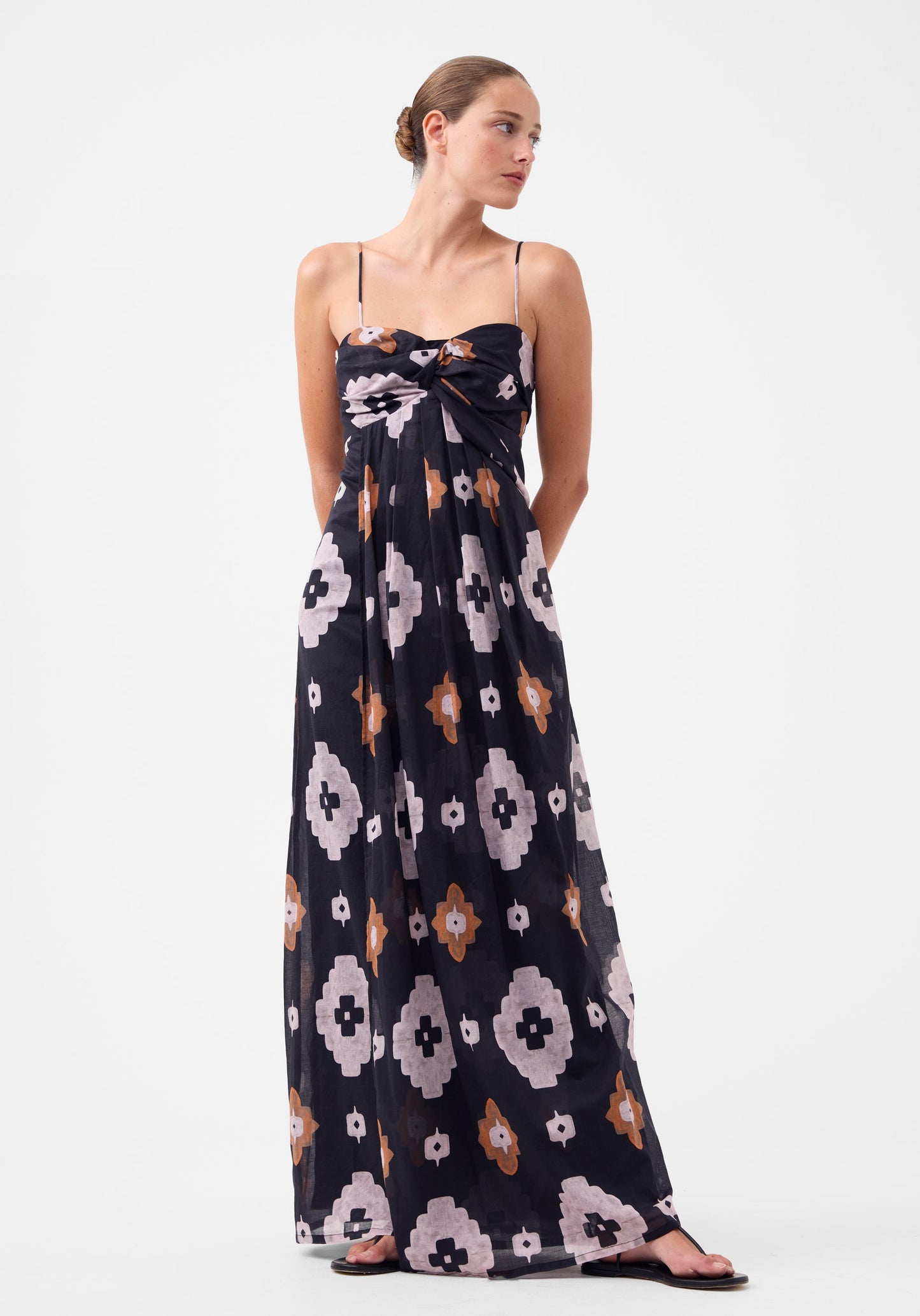 Morrison Navi Dress in Print