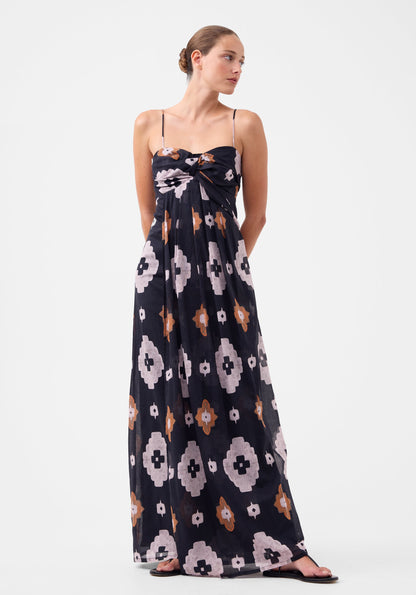 Morrison Navi Dress in Print