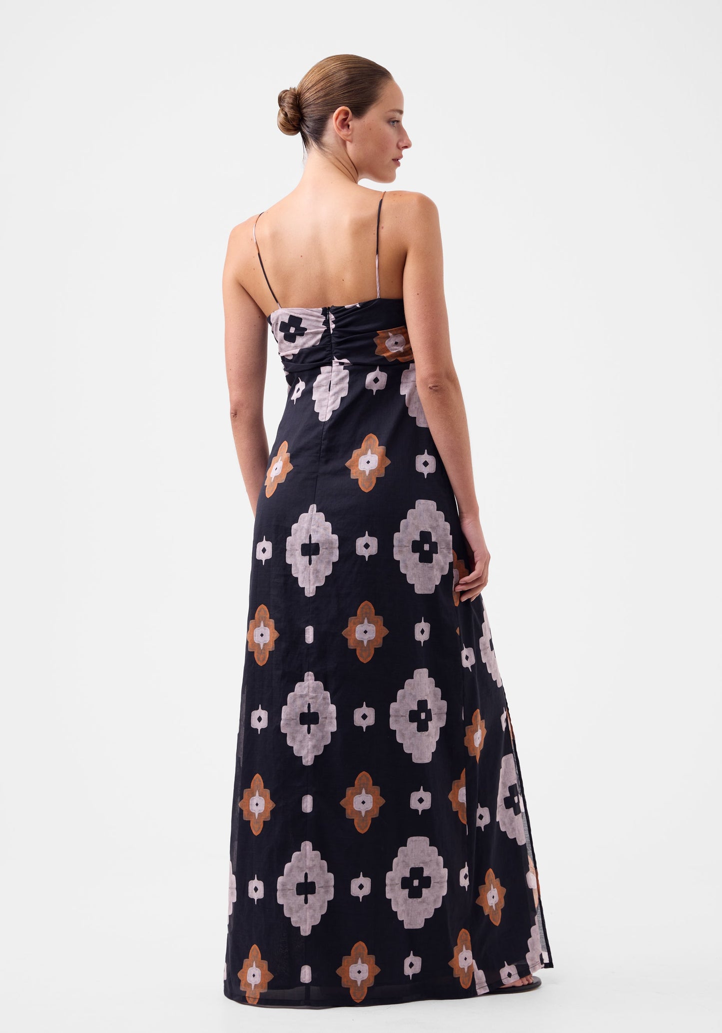 Morrison Navi Dress in Print