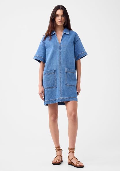 Morrison Romeo Denim Dress in Blue