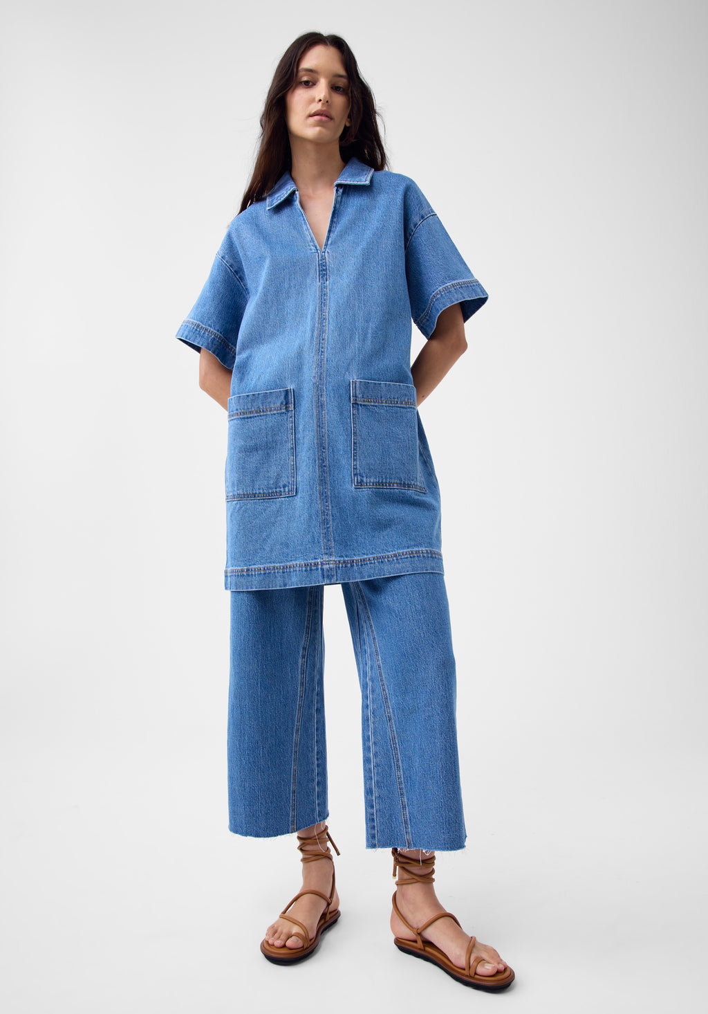 Morrison Romeo Denim Dress in Blue