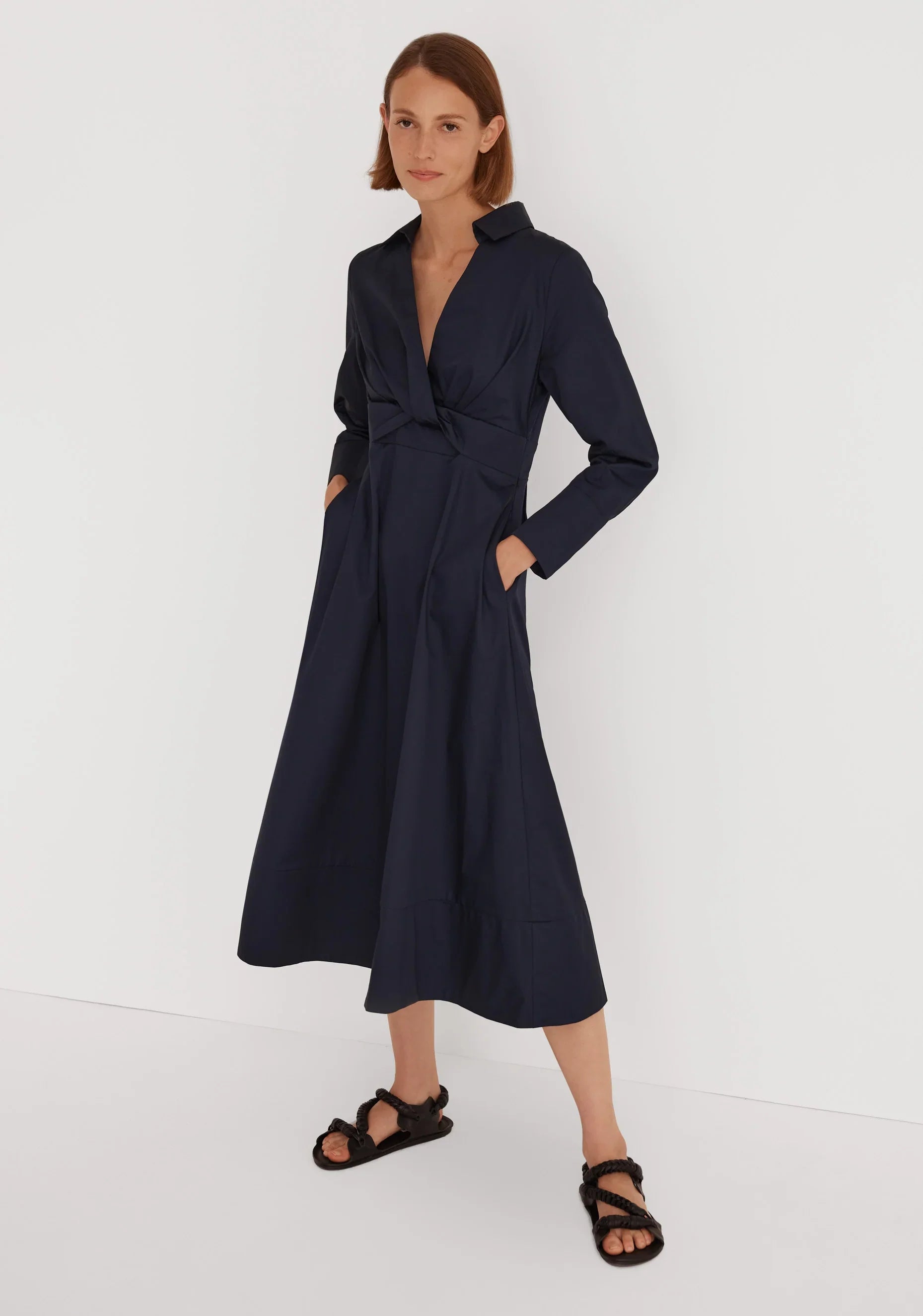 Morrison Ariya Dress Navy