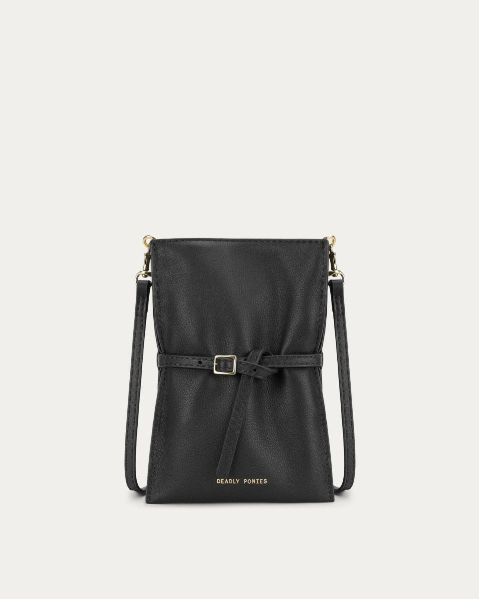 Mr Penny Pouchette in Black from DEADLY PONIES at Edito boutique