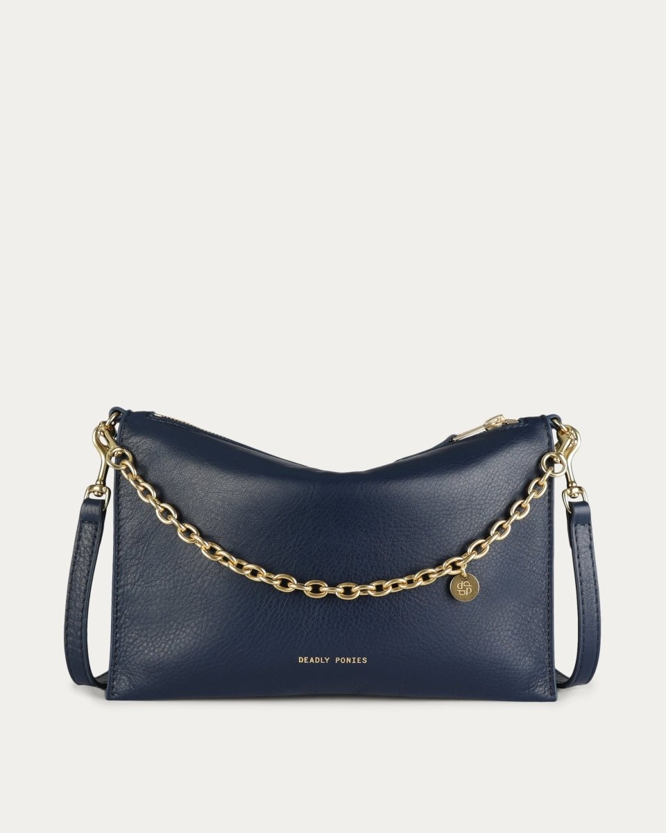 Mr Siamese Bag in Indigo from DEADLY PONIES at Edito boutique