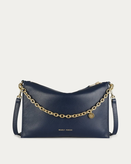 Mr Siamese Bag in Indigo from DEADLY PONIES at Edito boutique