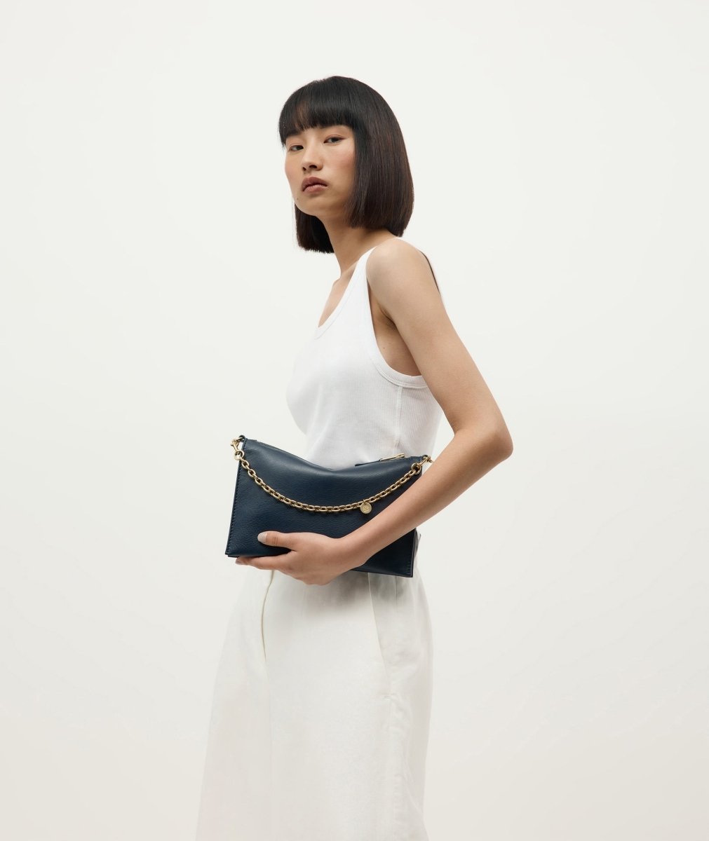 Mr Siamese Bag in Indigo from DEADLY PONIES at Edito boutique