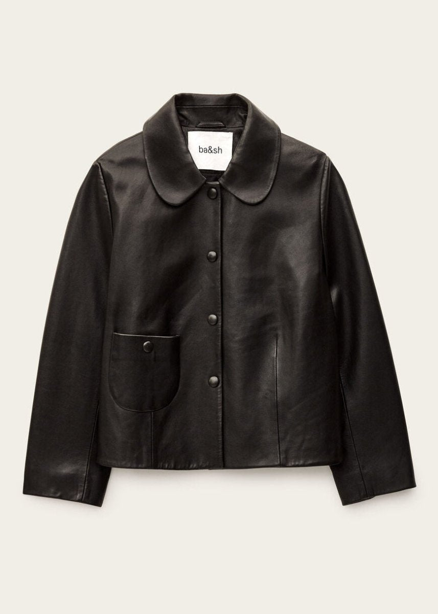 Mylos Jacket in Black from BA&SH at Edito boutique