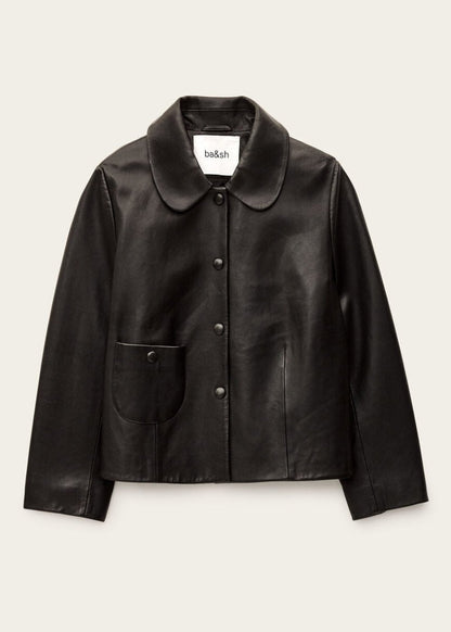 Mylos Jacket in Black from BA&SH at Edito boutique